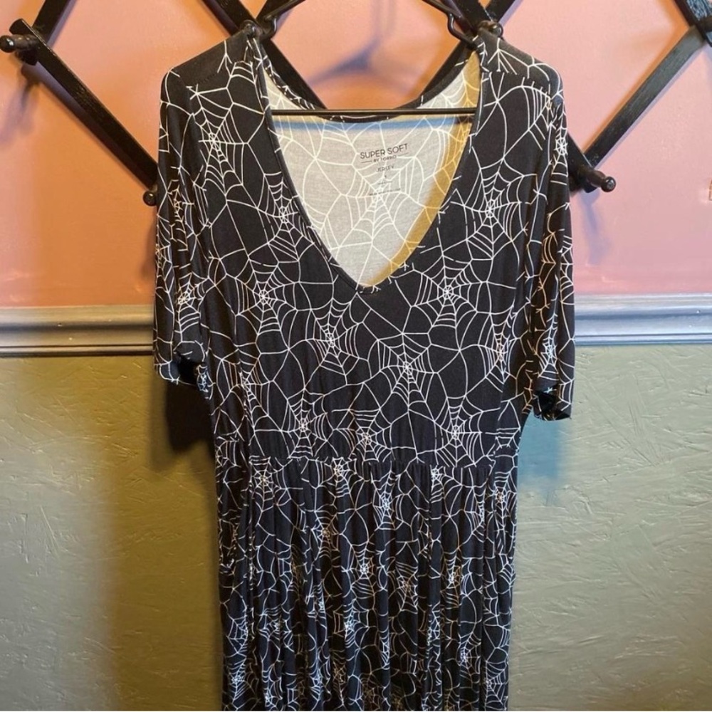 Torrid Super Soft Spiderweb Skater Dress